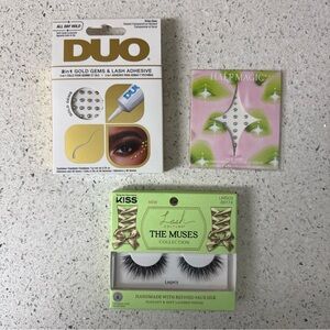 Half Magic & KISS Full Volume Lashes, DUO Gold Gems 2-in-1